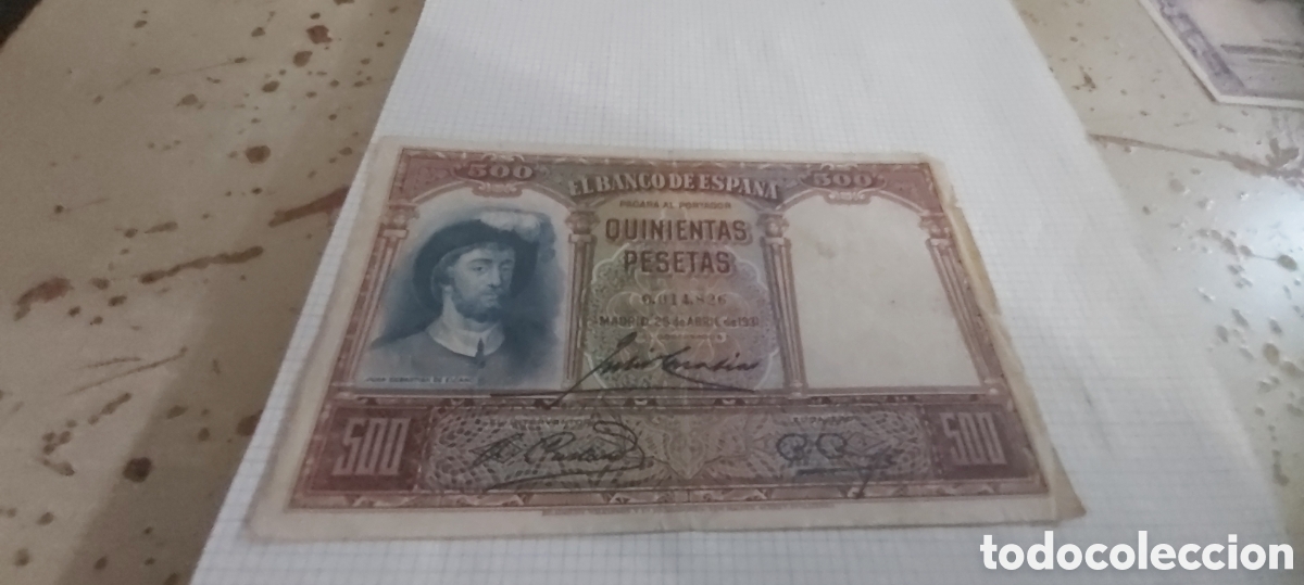 Billetes espa&ntilde;oles: BILLETE 500 PESETAS. 1931