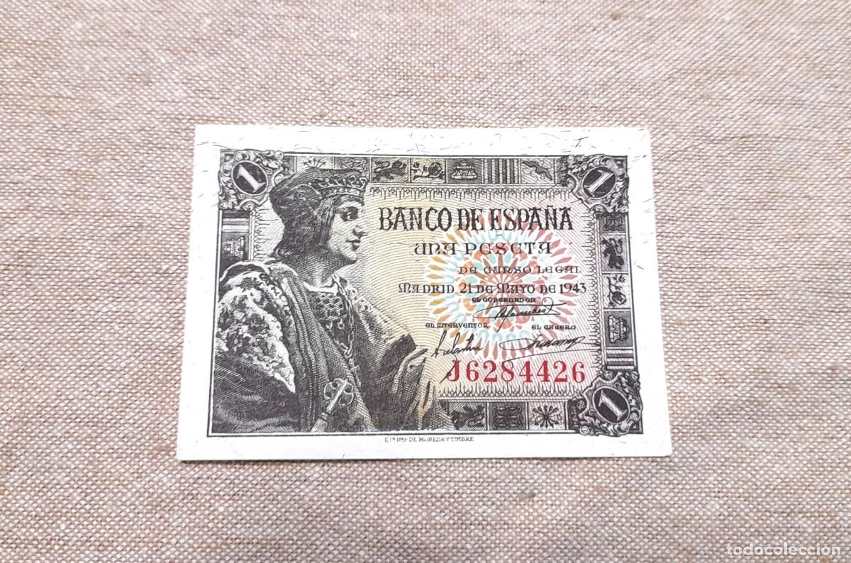 Billetes espa&ntilde;oles: Billete de 1 Peseta 1943 SC