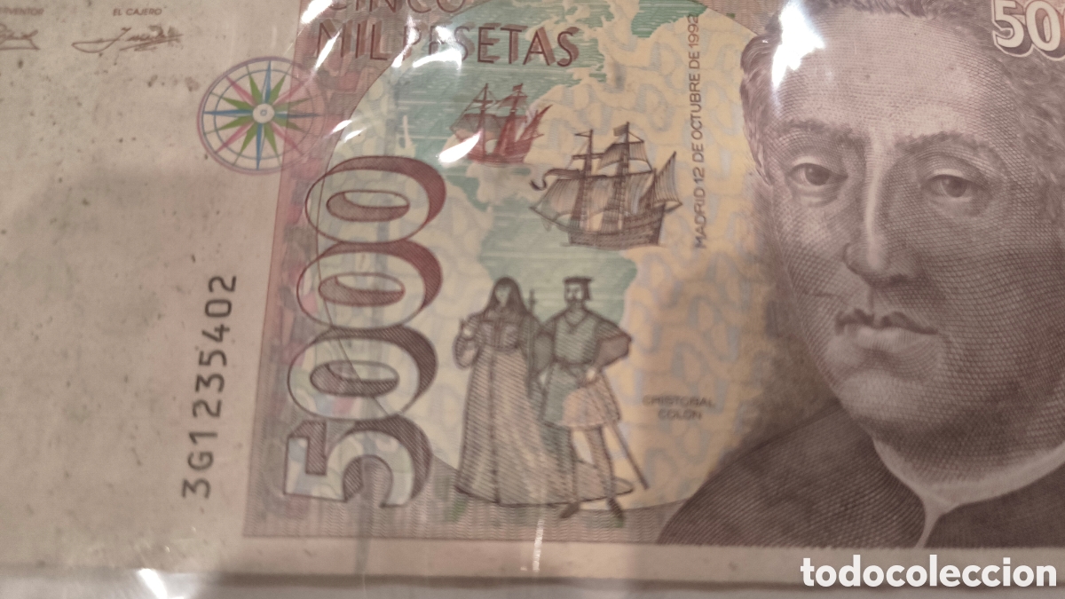 Billetes espa&ntilde;oles: CINCO MIL PESETAS 1992 - Foto 6