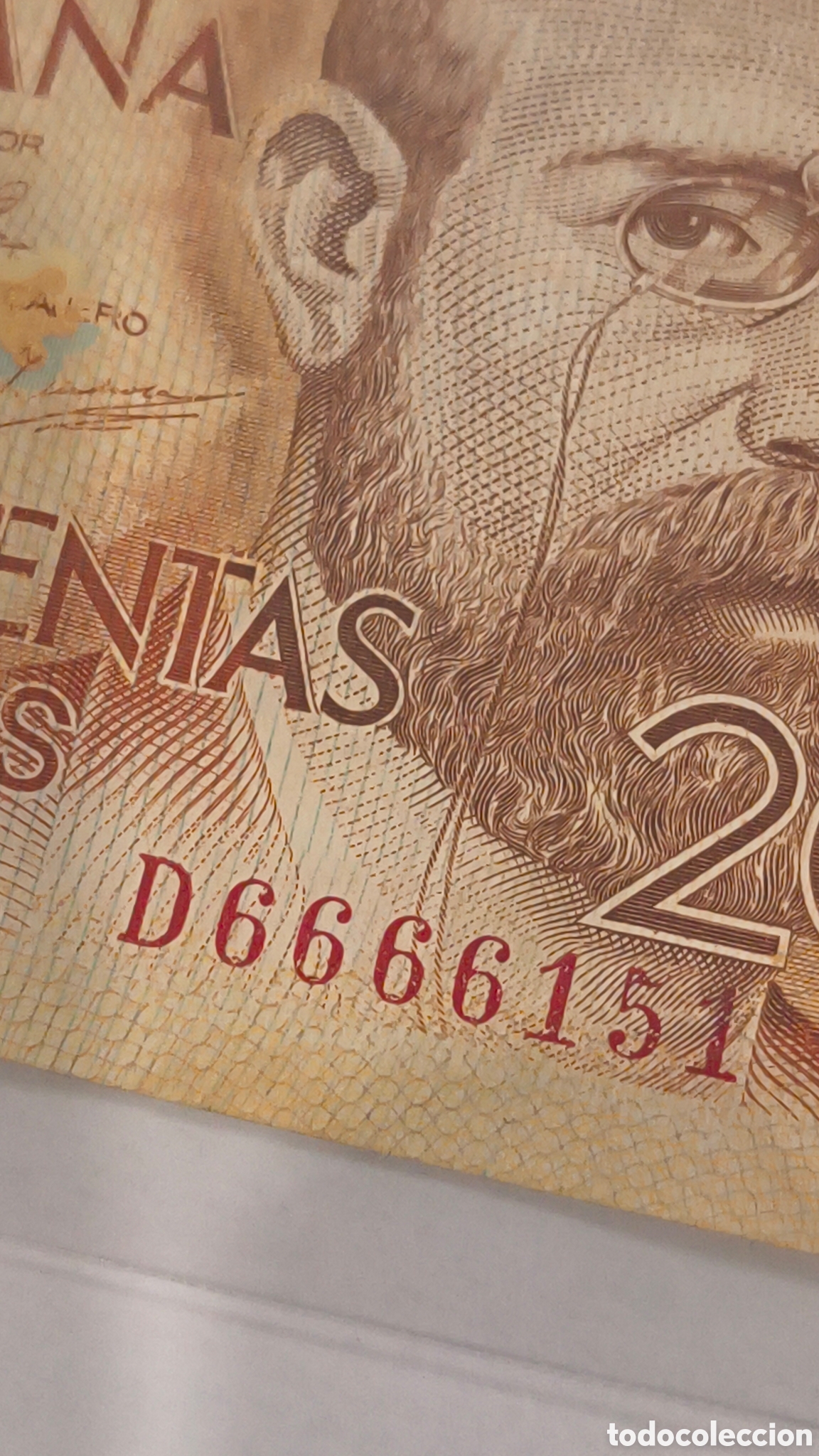 Billetes espa&ntilde;oles: DOSCIENTAS PESETAS 1980 - Foto 5