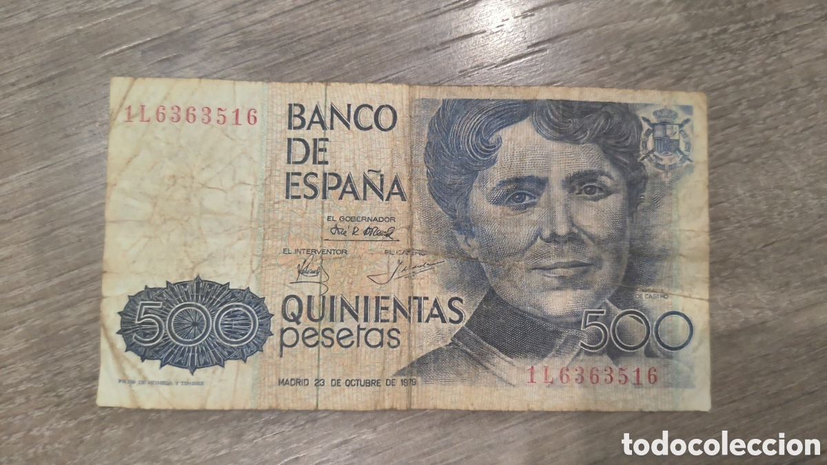 Billets espagnols: QUINIENTAS PESETAS 1979