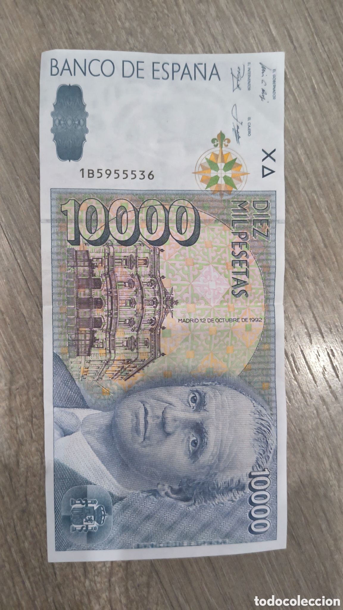 Billetes espa&ntilde;oles: DIEZ MIL PESETAS 1992 - Foto 1