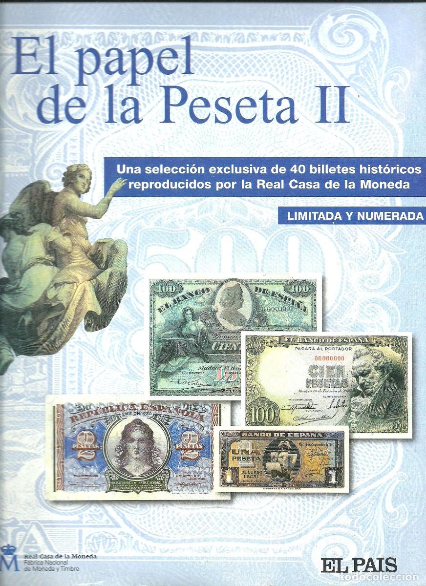 Spanish Banknotes: El Papel de la Peseta colecci&oacute;n completa 40 billetes hist&oacute;ricos reproducidos Real Casa de la Moneda