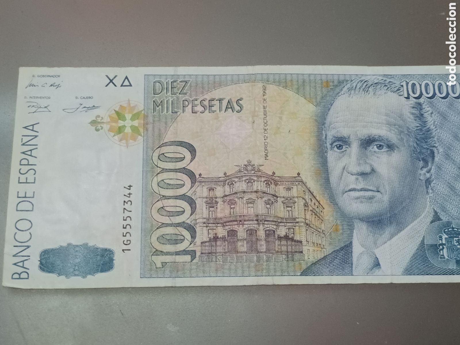 Billetes espa&ntilde;oles: BILLETE DE 10000 PESETAS DE 12 DE OCTUBRE DE 1992