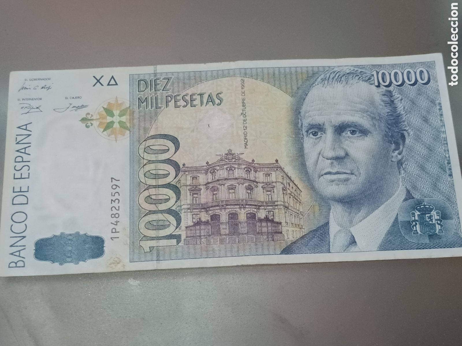 Billetes espa&ntilde;oles: BILLETE DE 10000 PESETAS DE 12 DE OCTUBRE DE 1992