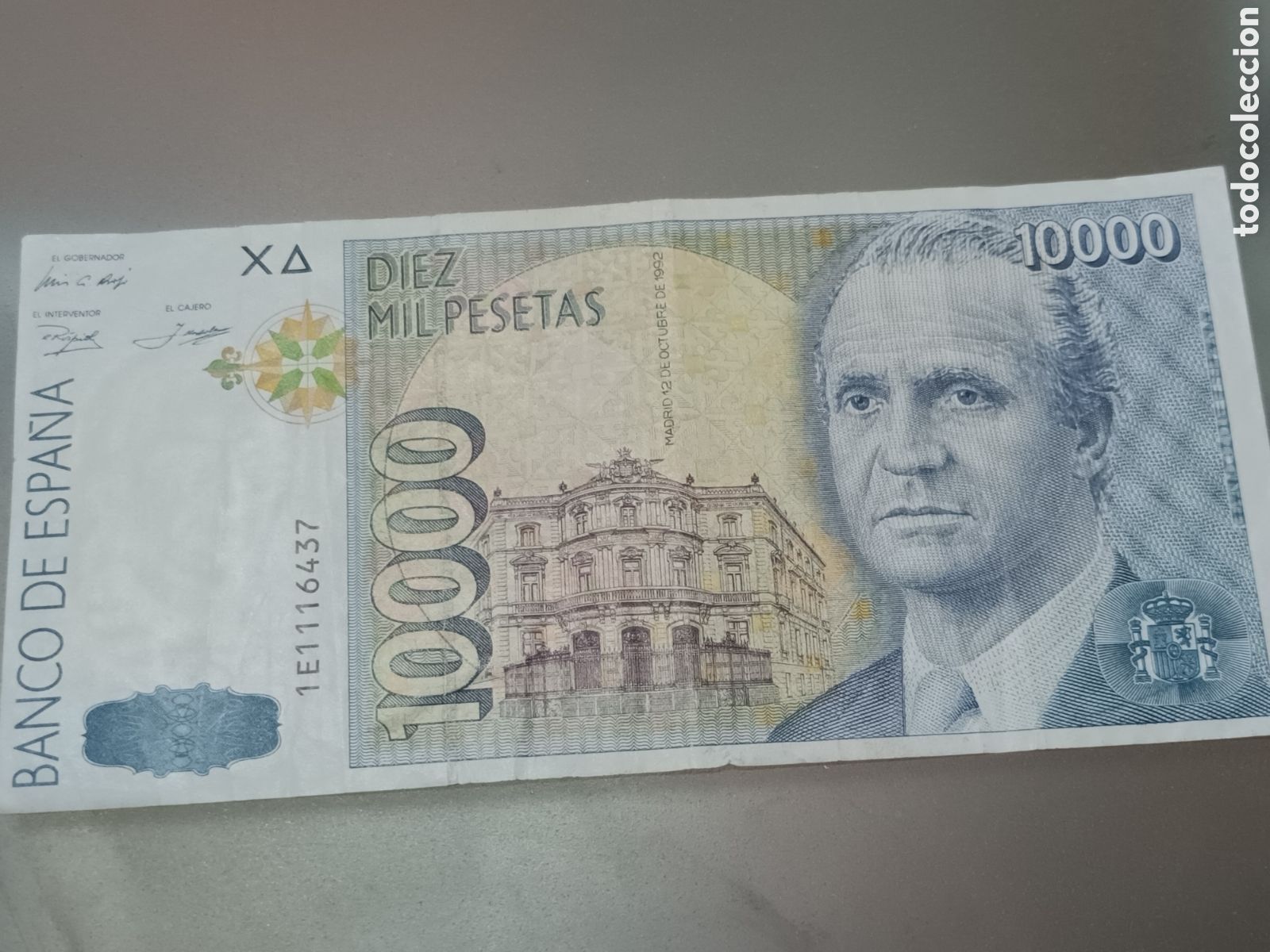 Billetes espa&ntilde;oles: BILLETE DE 10000 PESETAS DE 12 DE OCTUBRE DE 1992