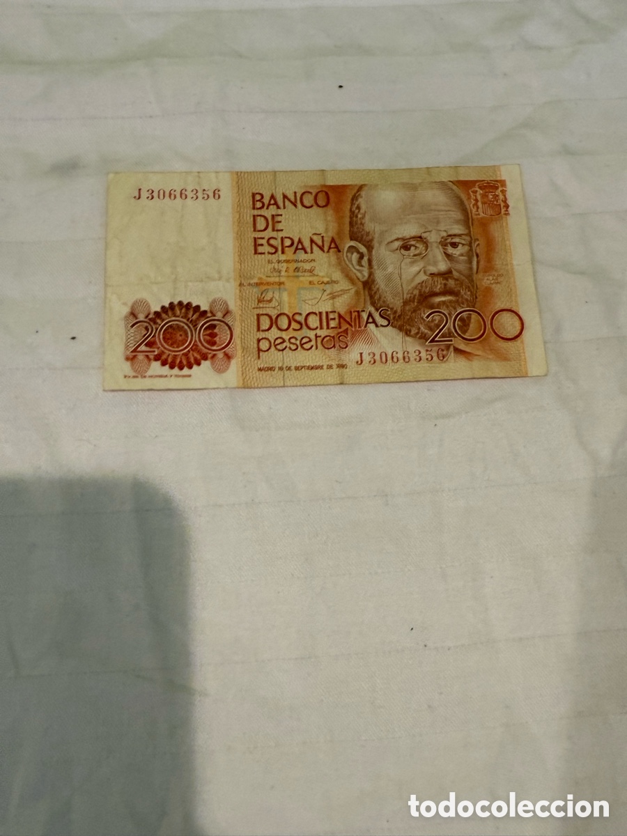 Spanish Banknotes: 200 Pesetas 1980 Leopoldo Alas Clar&iacute;n &ndash; Serie J