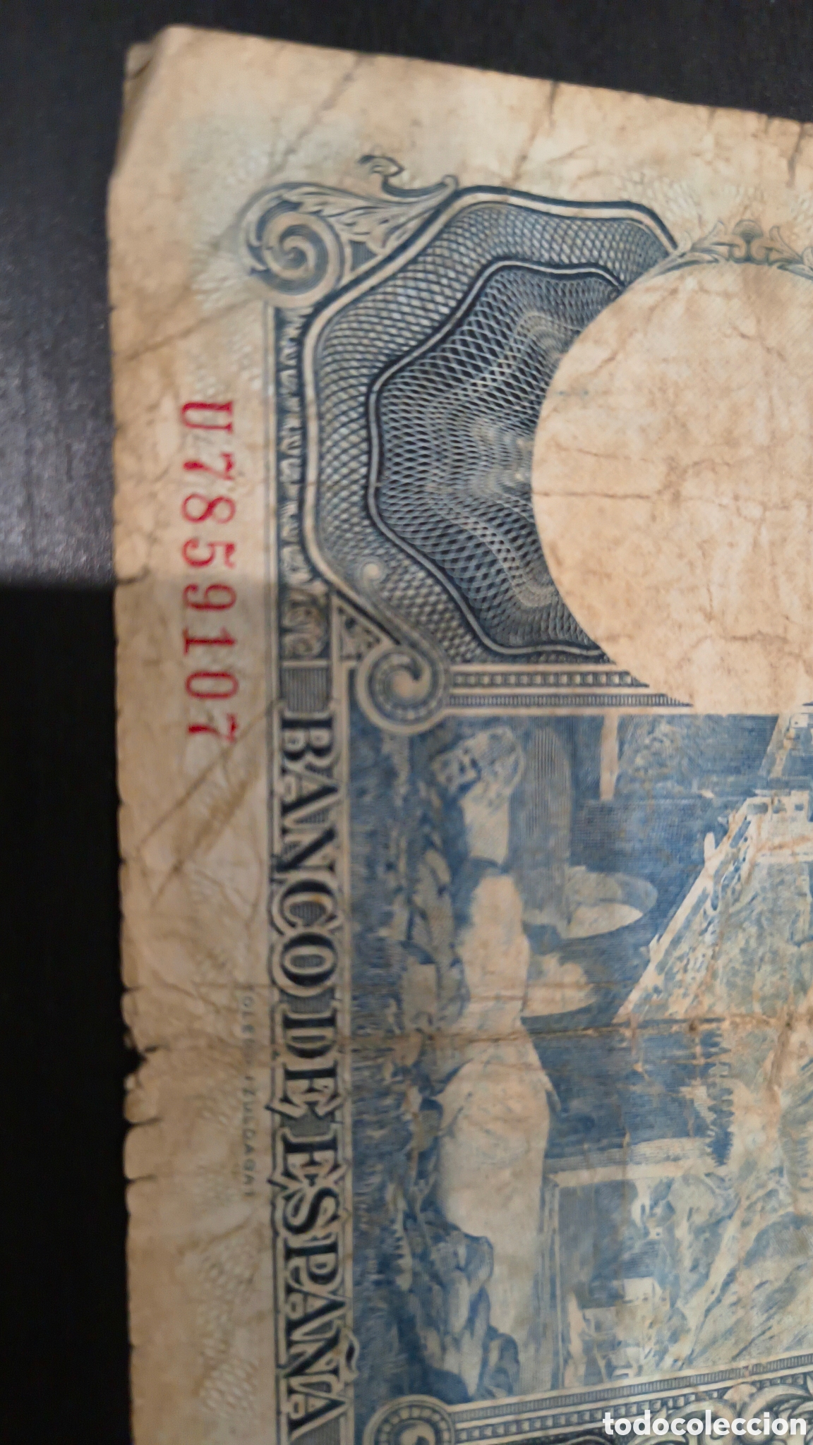 Billetes espa&ntilde;oles: QUINIENTAS PESETAS 1954 - Foto 6