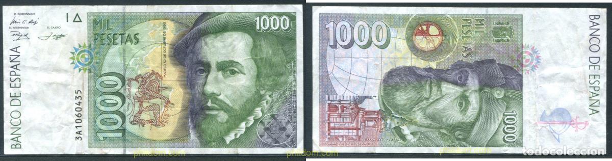 Billetes espa&ntilde;oles: 11358 ESPA&Ntilde;A 1992 1000 Pesetas Estado espa&ntilde;ol 12 de octubre de 1992
