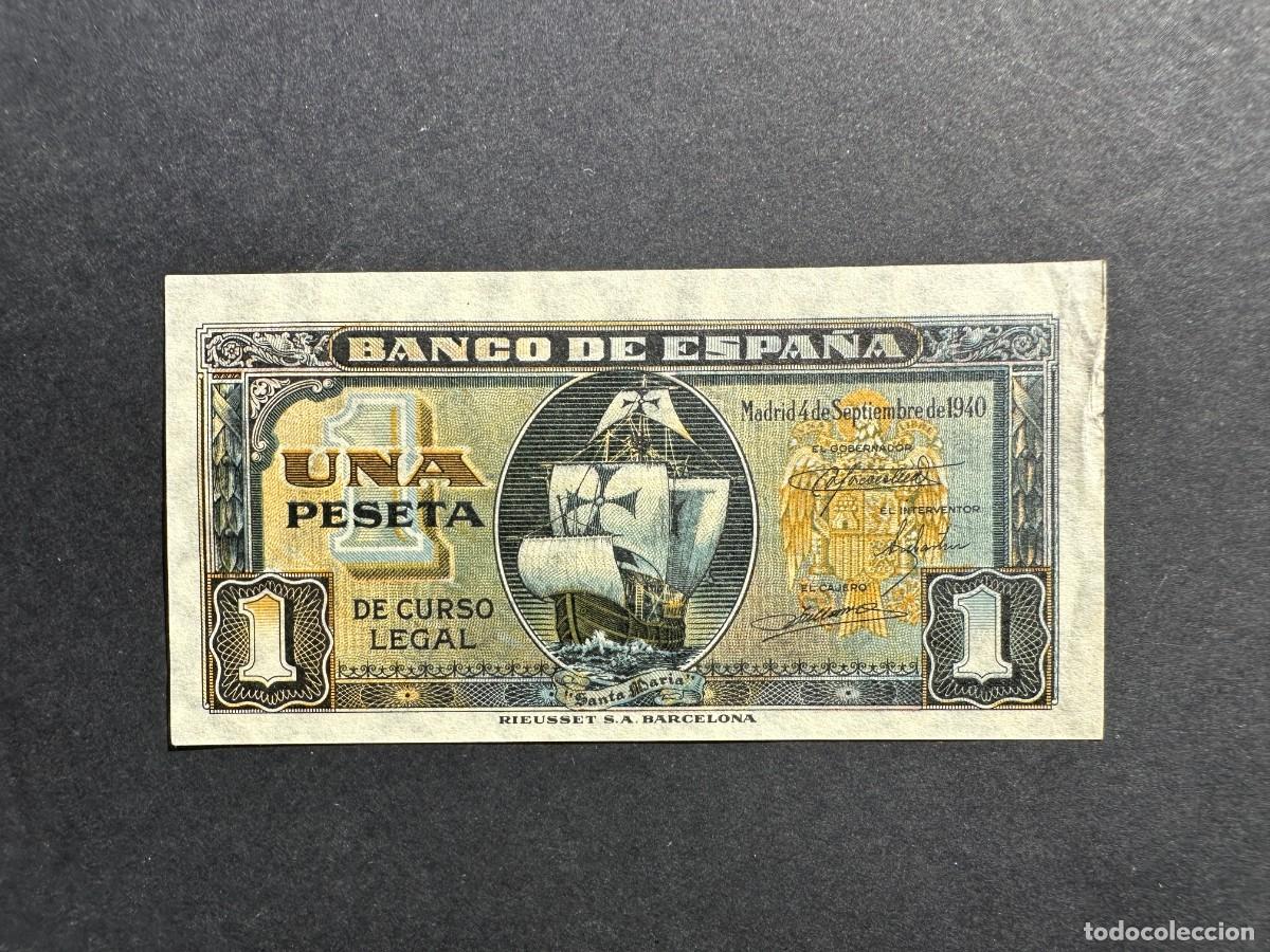 Billets espagnols: BILLETE ESPA&Ntilde;A - 1 PESETA 1940 - CARABELA SANTA MAR&Iacute;A -SIN SERIE