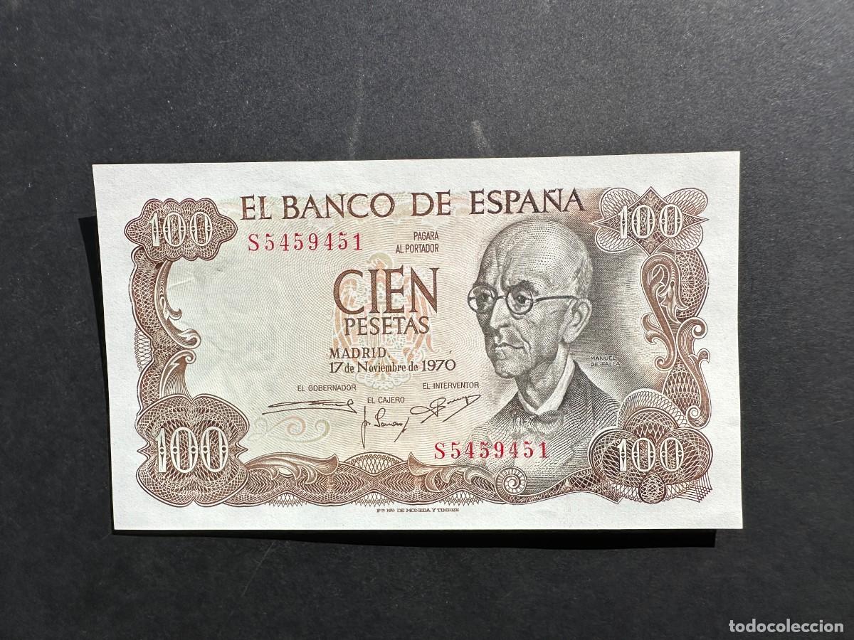 Billets espagnols: A&Ntilde;O 1970 - 100 PESETAS - SERIE S - MANUEL DE FALLA - BILLETE ESPA&Ntilde;OL
