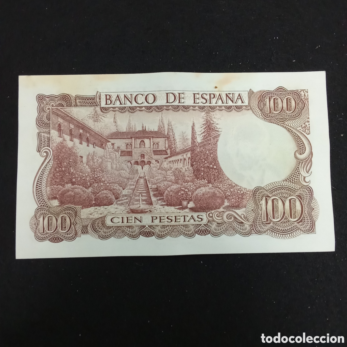 Billetes espa&ntilde;oles: Espa&ntilde;a 100 pesetas A&ntilde;o 1970 - Foto 2