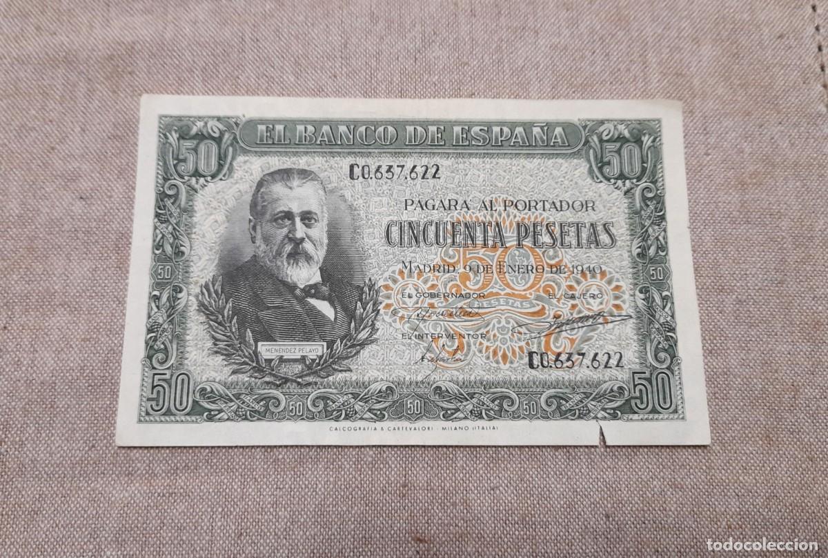 Billets espagnols: Billete de 50 Pesetas 1940