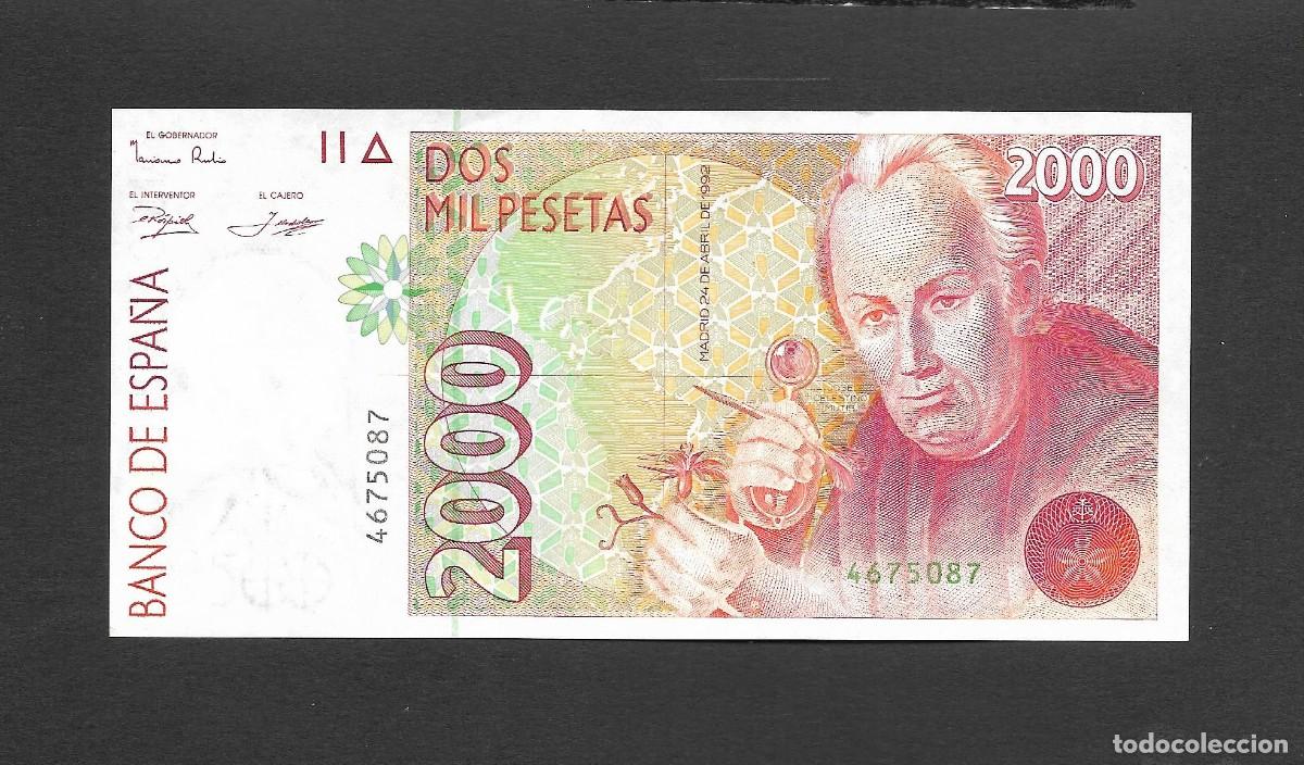 Billets espagnols: 2000 PESETAS 1992 SIN SERIE S/C