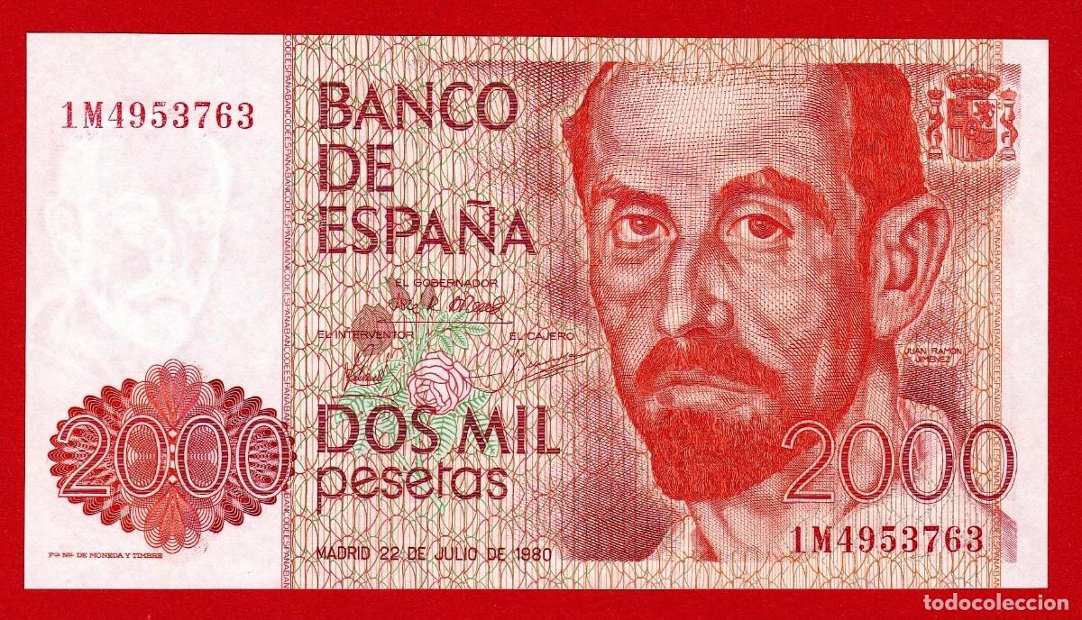 Banconote spagnole: 2000 pesetas 1980, SC, Serie 1N