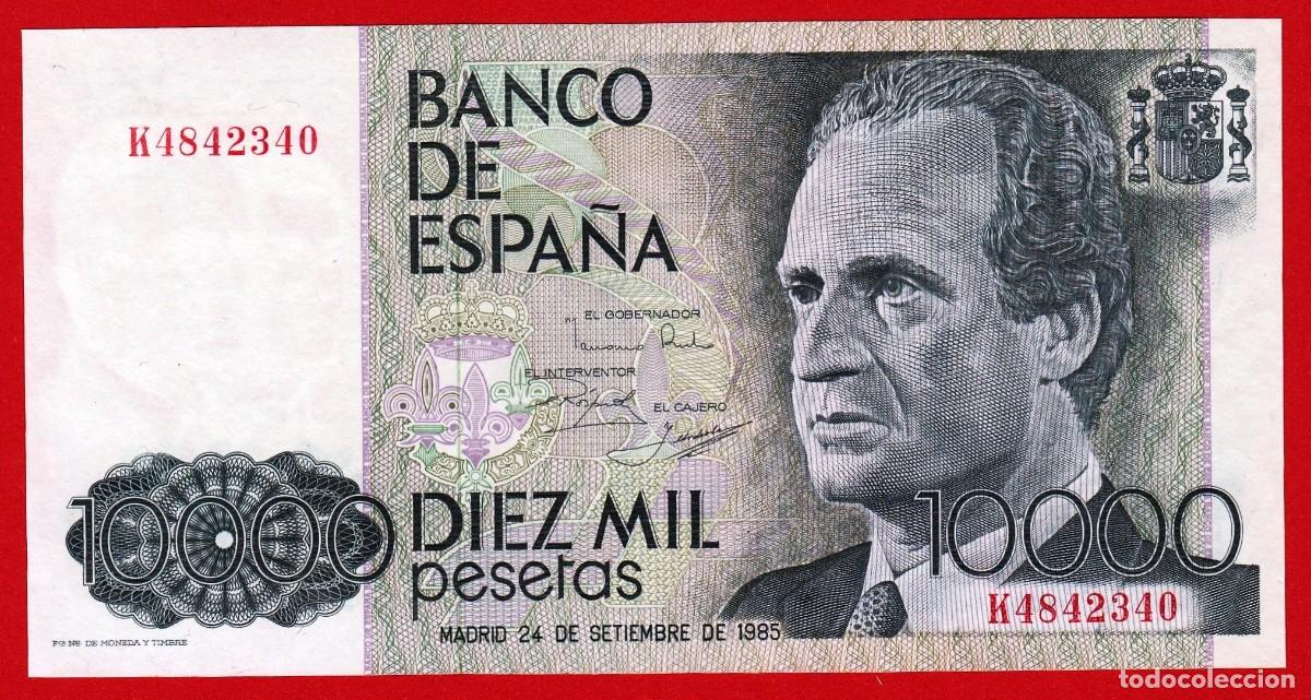 Banconote spagnole: 10000 Pesetas, 1985, Serie K, SC-