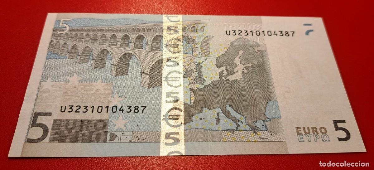 Banconote spagnole: FRANCIA, 5 Euro, 2002, Primera firma, SC