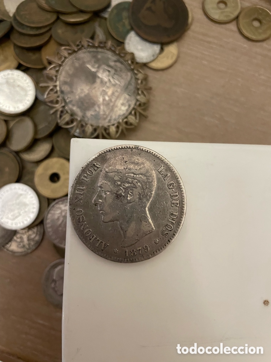 Banconote spagnole: Reino de Espa&ntilde;a 5 Pesetas Alfonso XII 1879