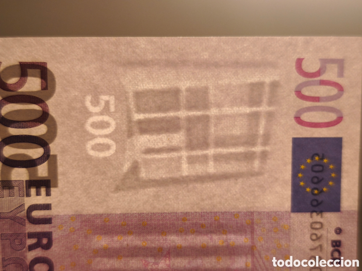Billetes espa&ntilde;oles: Billete 500 euros 2002 - Foto 4