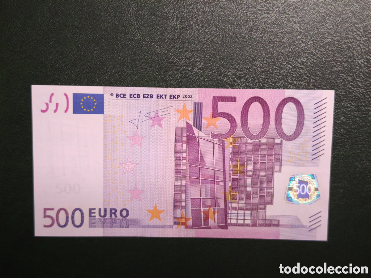 Billetes espa&ntilde;oles: Billete 500 euros 2002 - Foto 1