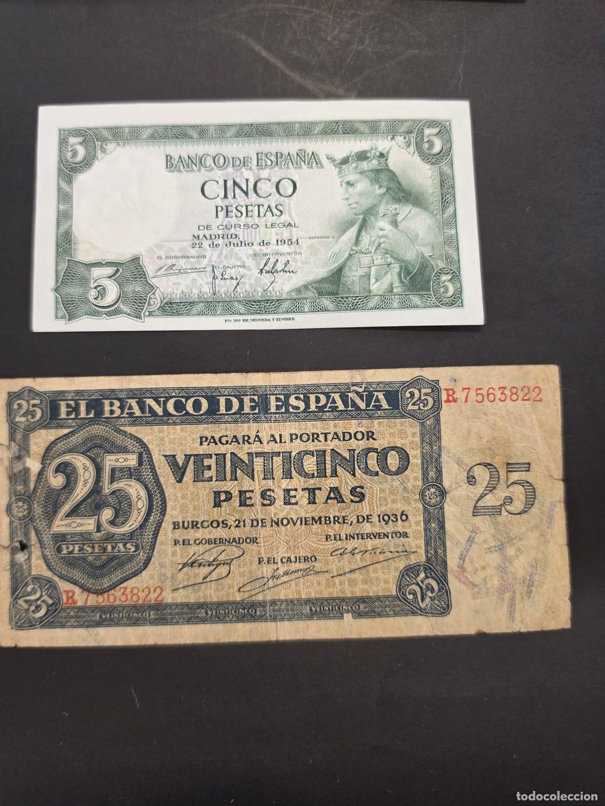 Billetes espa&ntilde;oles: Extraordinario Lote de billetes espa&ntilde;oles