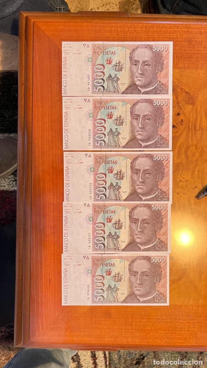 Billetes espa&ntilde;oles: Monedas y billetes antiguos .Pesetas