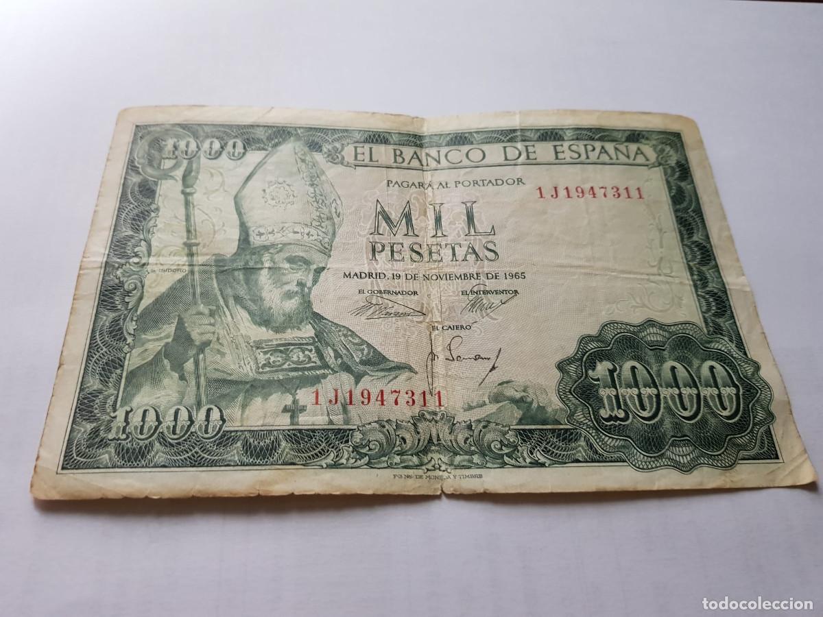 Billetes espa&ntilde;oles: ESPA&Ntilde;A-1000 PESETAS-19 DE NOVIEMBRE DE 1965