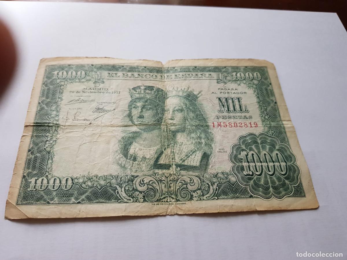 Billetes espa&ntilde;oles: ESPA&Ntilde;A-1000 PESETAS-29 DE NOVIEMBRE DE 1957