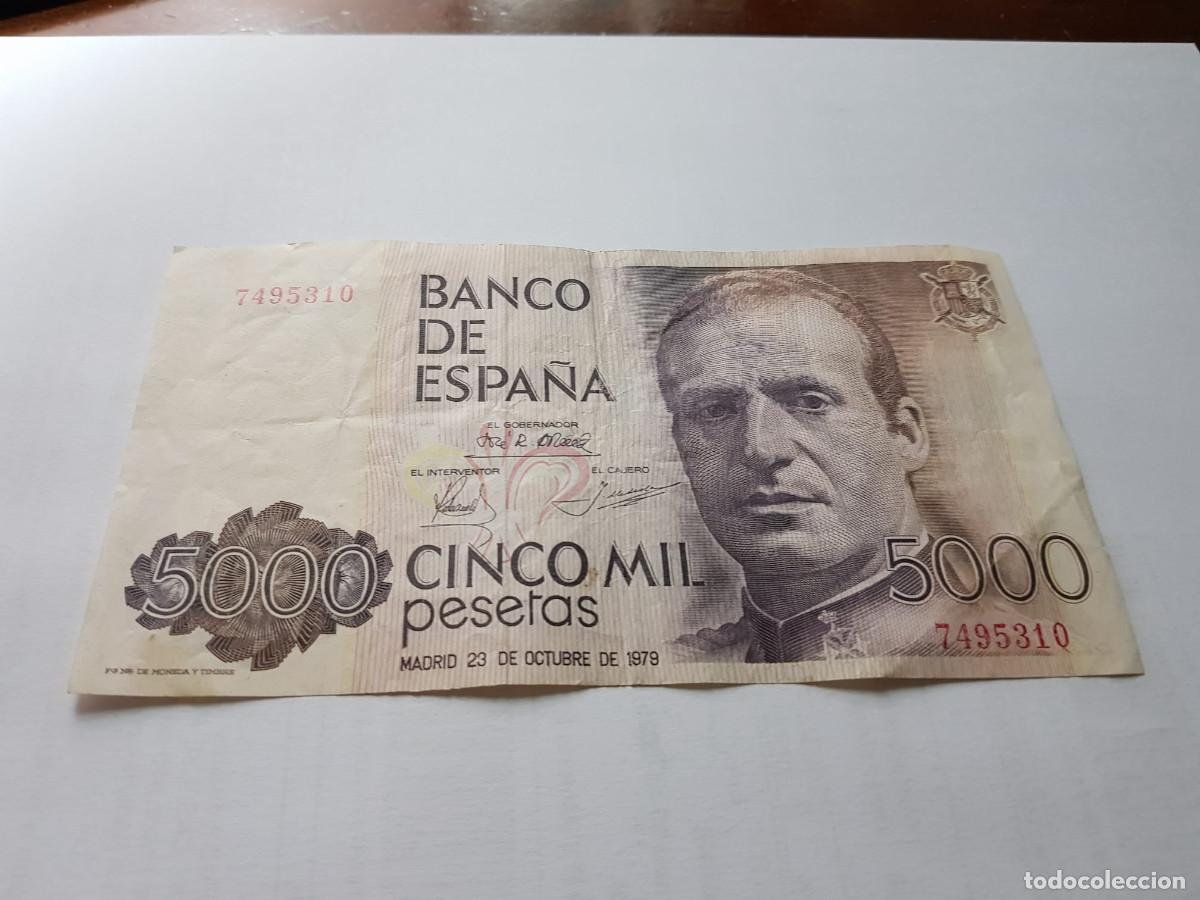 Billetes espa&ntilde;oles: ESPA&Ntilde;A-5000 PESETAS-23 DE OCTUBRE DE 1979