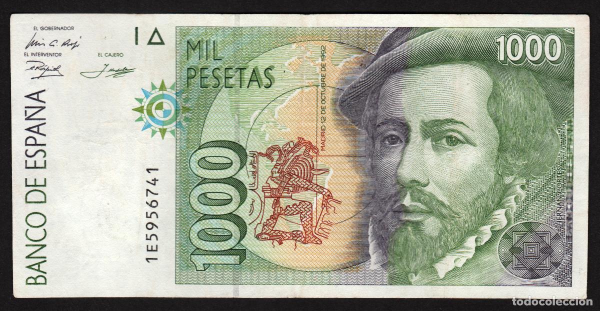 Billetes espa&ntilde;oles: ESPA&Ntilde;A. 1000 pesetas 1992. - Foto 1