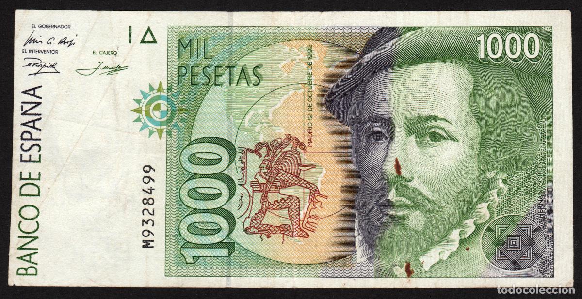 Billetes espa&ntilde;oles: ESPA&Ntilde;A. 1000 pesetas 1992. - Foto 1