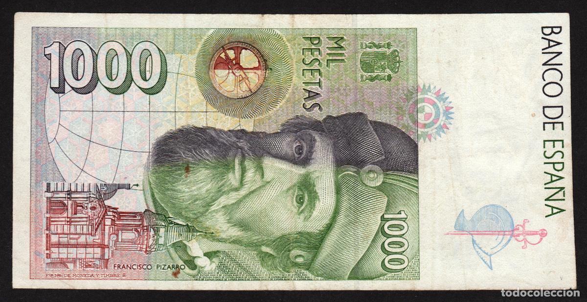 Billetes espa&ntilde;oles: ESPA&Ntilde;A. 1000 pesetas 1992. - Foto 2
