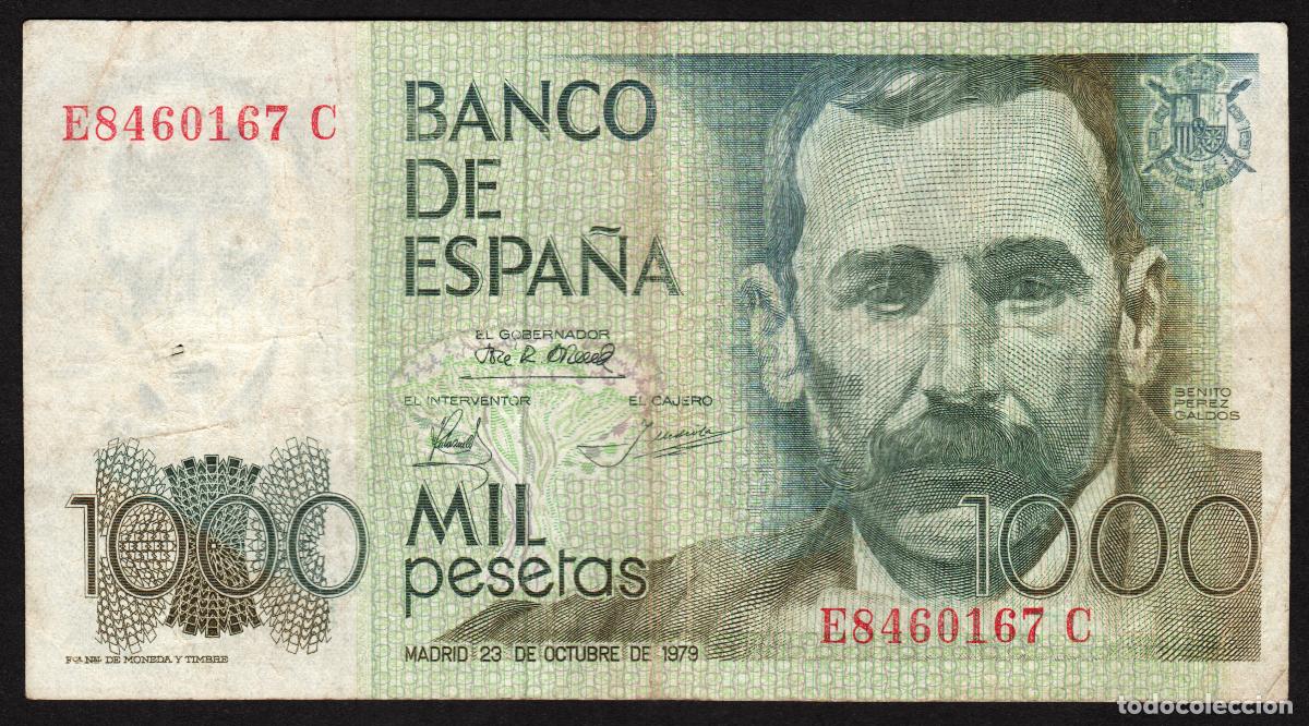 Billetes espa&ntilde;oles: ESPA&Ntilde;A. 1000 pesetas 1979. Benito Perez Galdos.