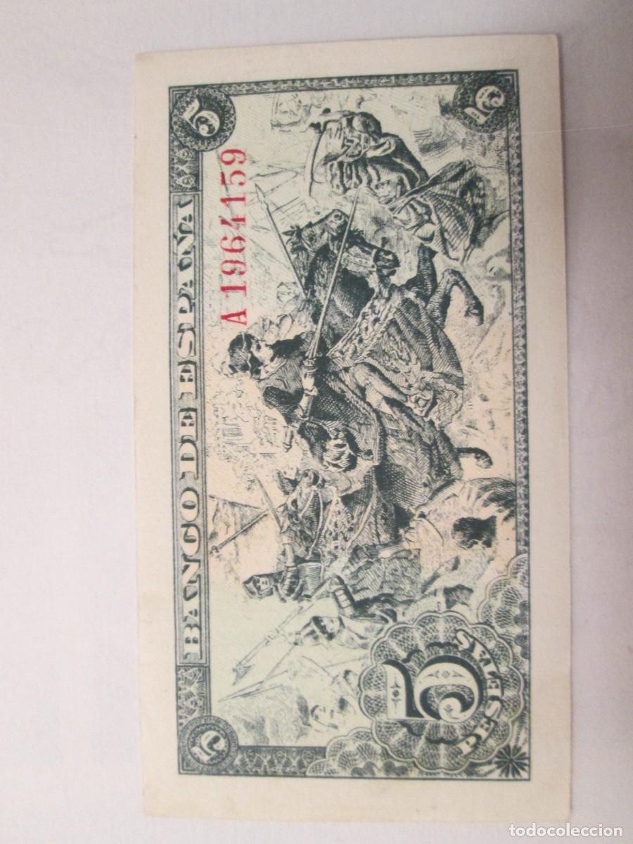 Billetes espa&ntilde;oles: 5 PESETAS 1945 SERIE A SIN CIRCULAR +++ - Foto 2