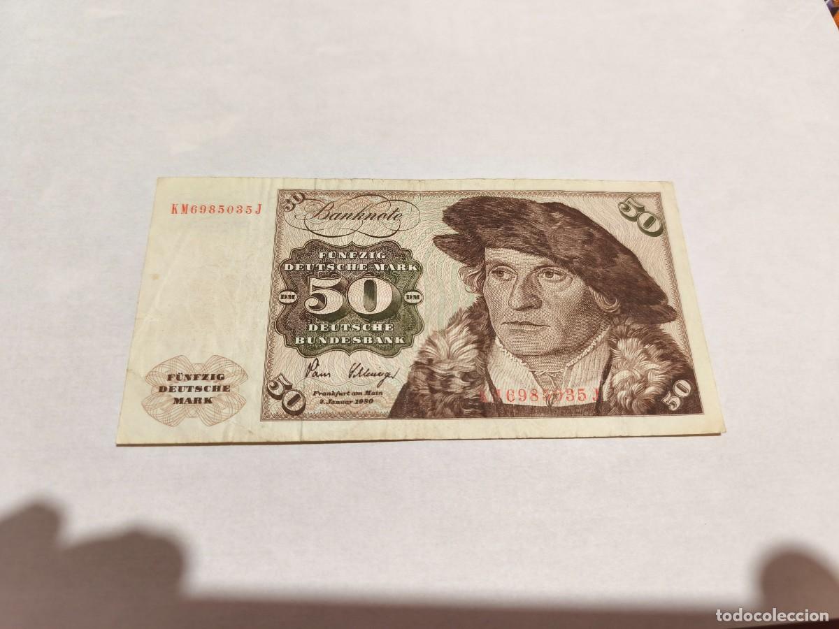 Billetes espa&ntilde;oles: Alemania 50marcos 1980 VF.