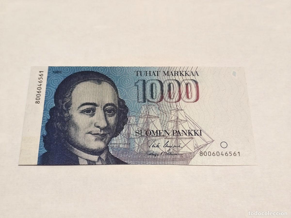 Billetes espa&ntilde;oles: Finland 1000marcos 1986 UNC-.Sin.Litt.