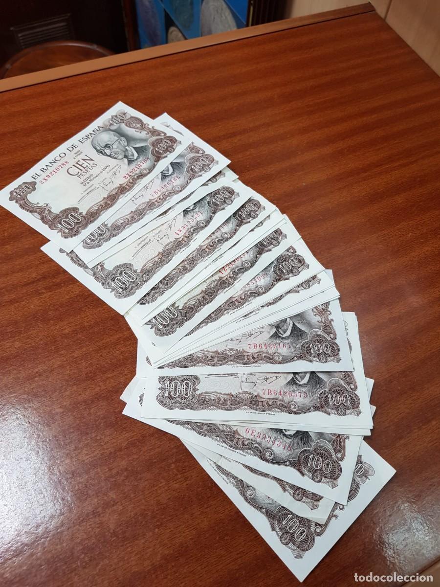 Billetes espa&ntilde;oles: ESPA&Ntilde;A-ESTADO ESPA&Ntilde;OL-LOTE DE 22 BILLETES DE 100 PESETAS-1970