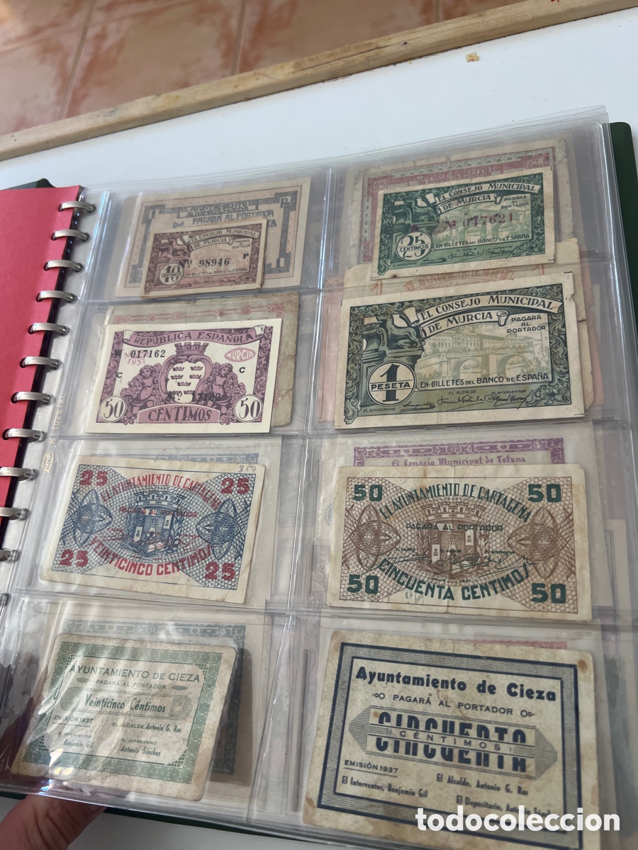 Billetes espa&ntilde;oles: Album billetes municipales