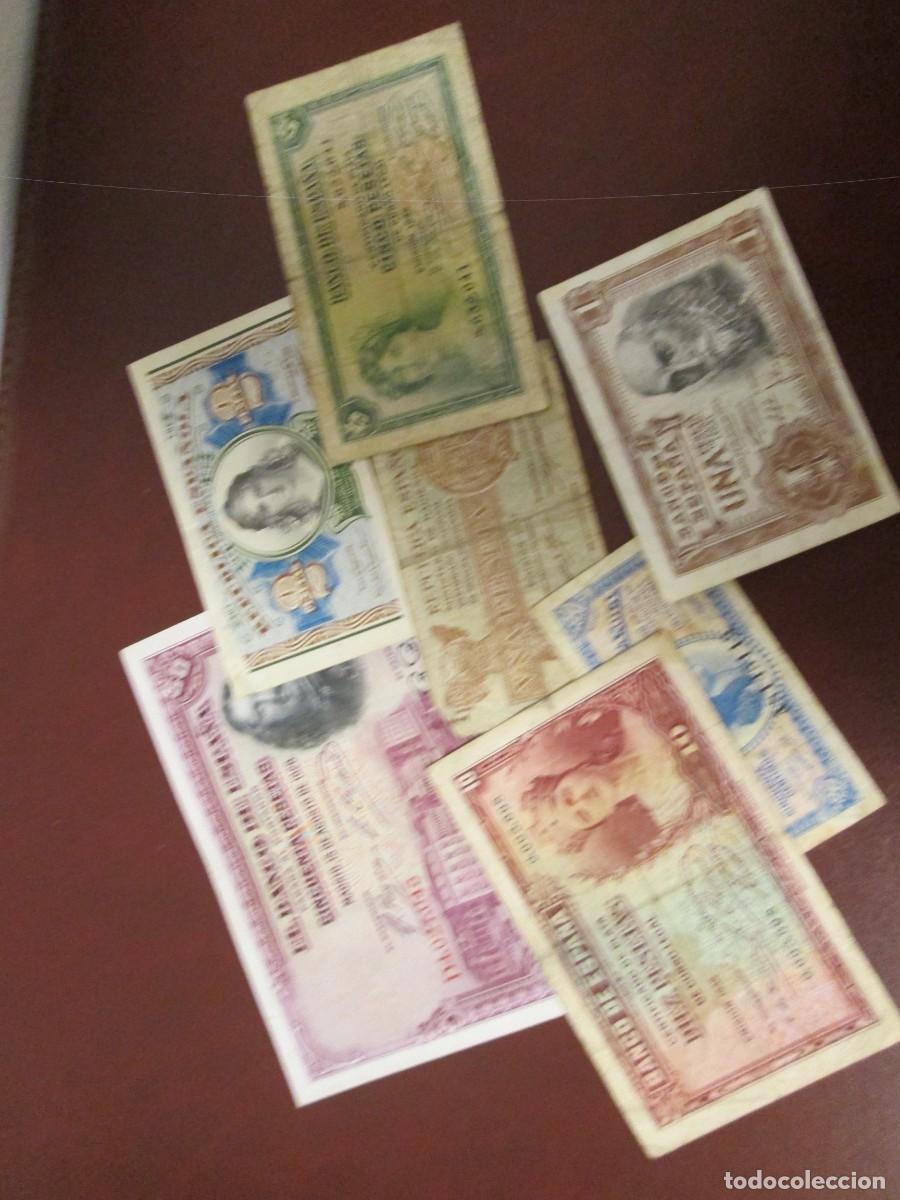 Billetes espa&ntilde;oles: LOTE DE 7 BILLETES ESPA&Ntilde;OLES