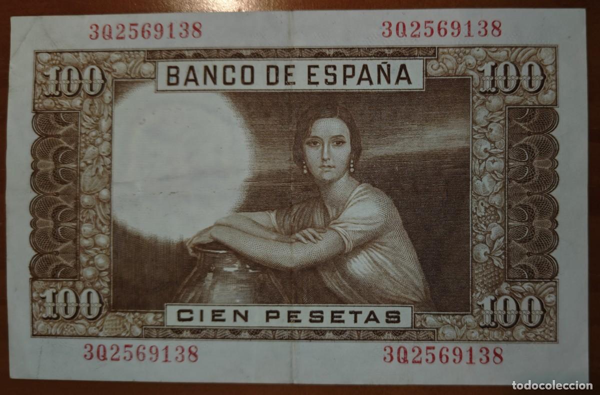 Billetes espa&ntilde;oles: Billete de 100 pesetas. - Foto 2