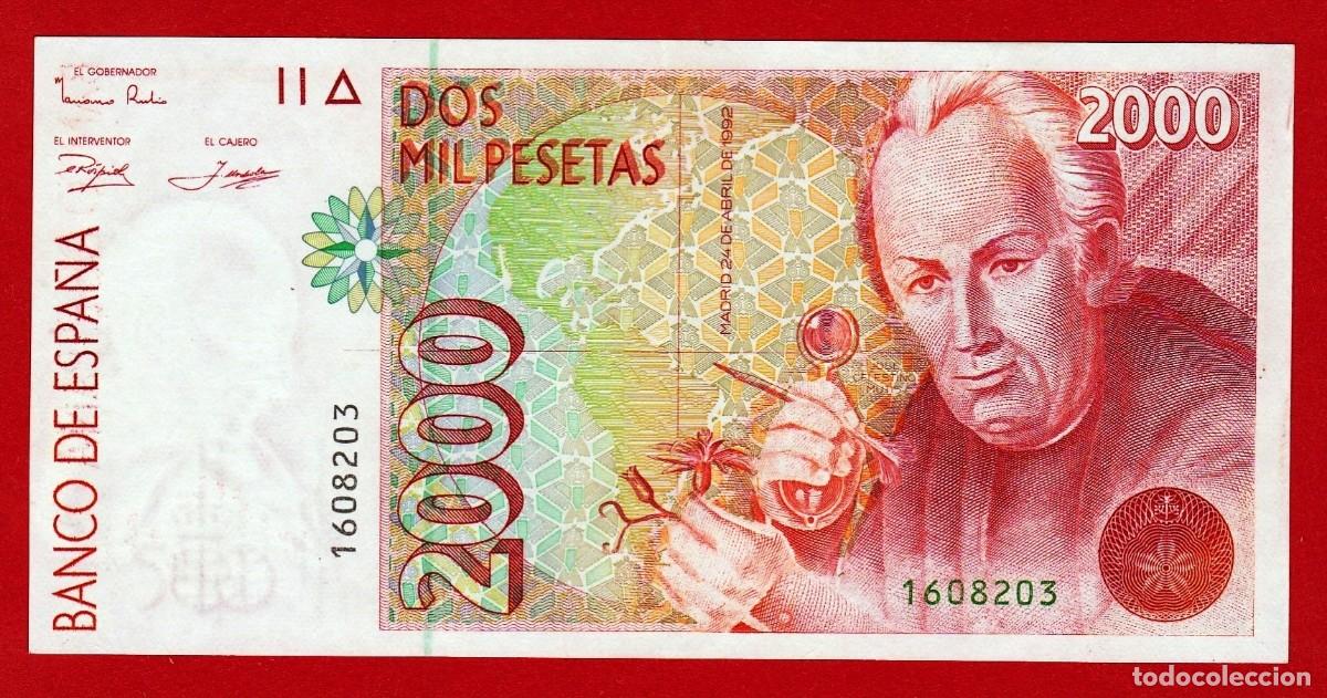 Billetes espa&ntilde;oles: 2000 pesetas, 1992, Sin Serie