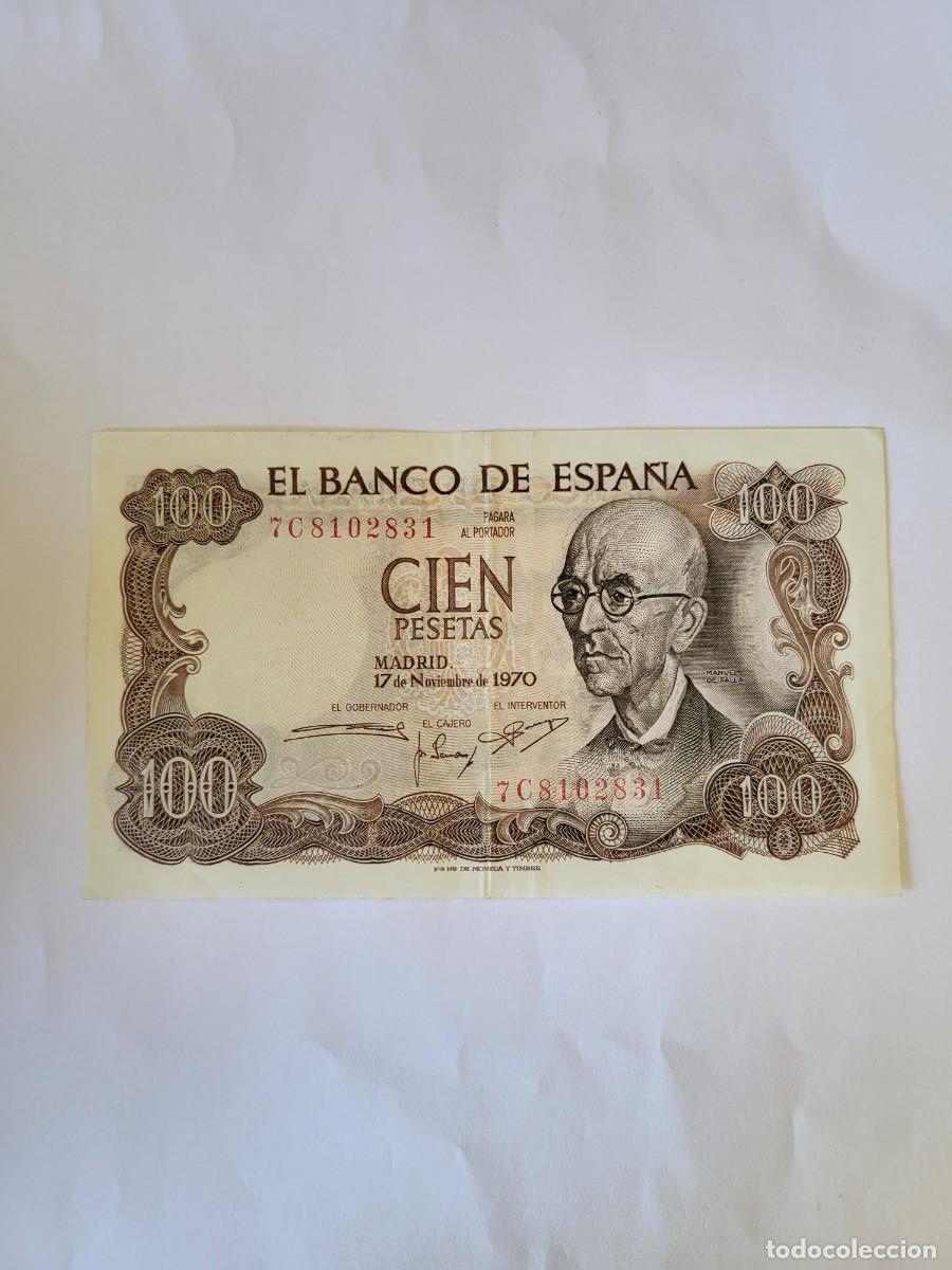 Billetes espa&ntilde;oles: Billete 100 Pesetas 1970 Espa&ntilde;a