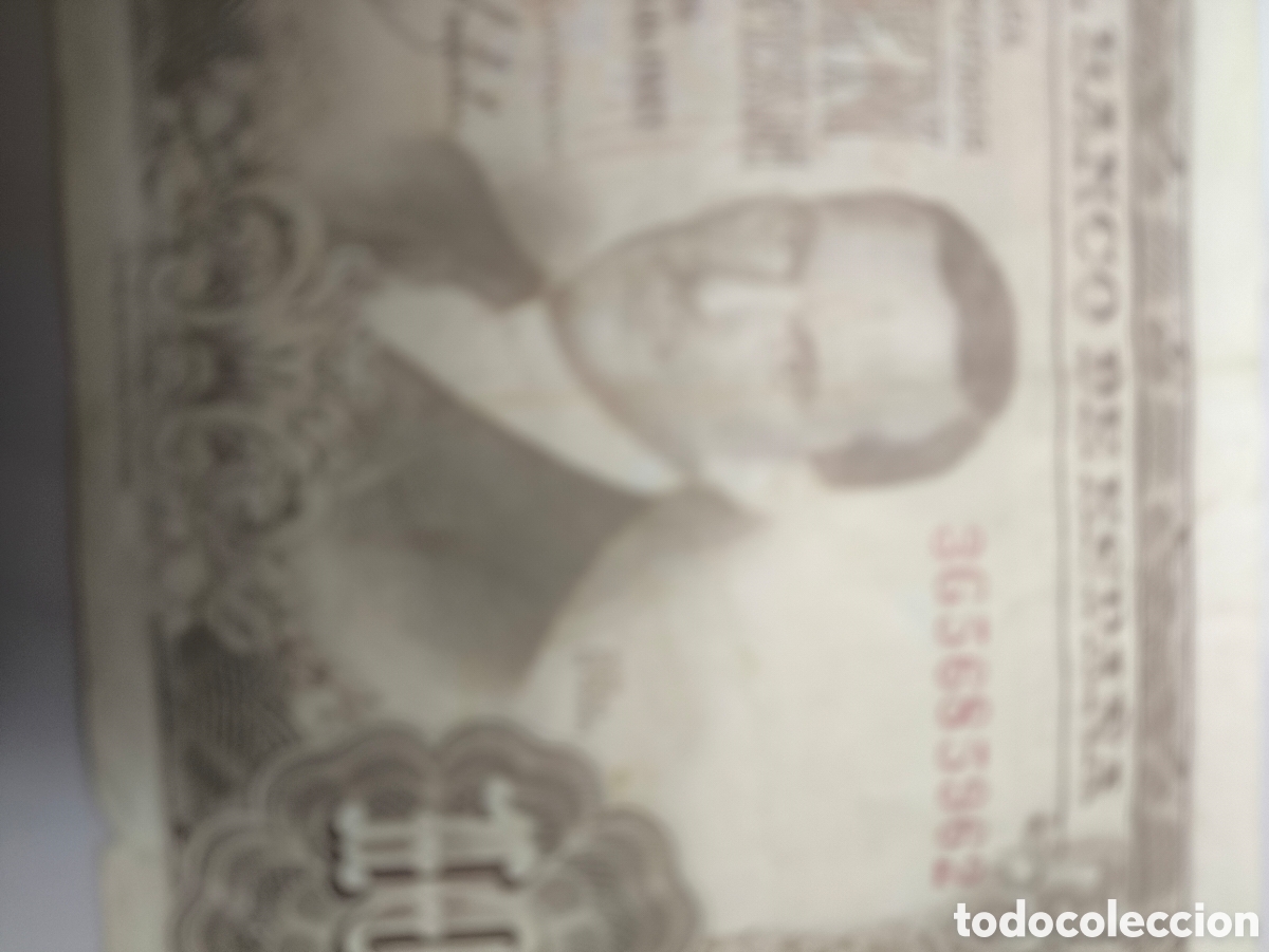 Billetes espa&ntilde;oles: Billete de 100peseta del banco de Espa&ntilde;a
