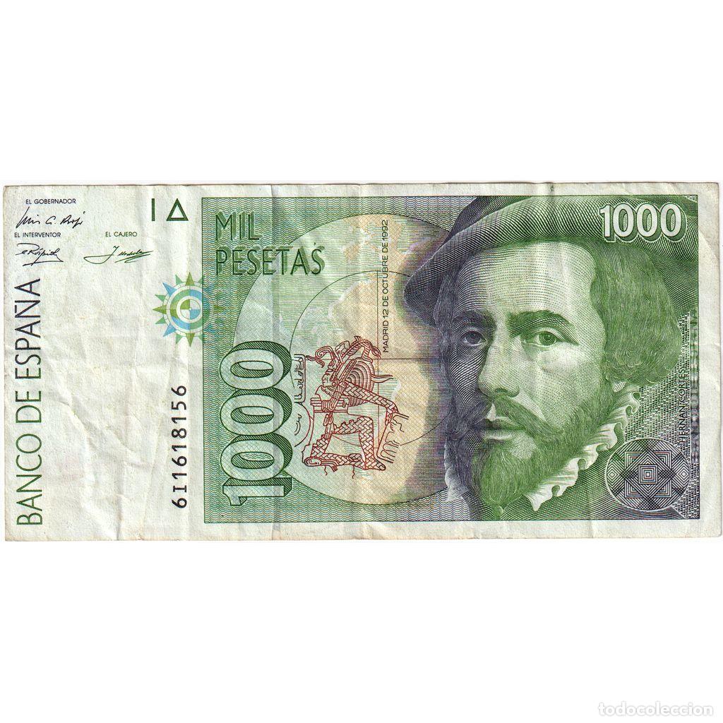 Billetes espa&ntilde;oles: [#1235022] Billete, 1000 Pesetas, 1996, Espa&ntilde;a, 1992-10-12, KM:163, MBC