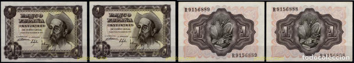 Billetes espa&ntilde;oles: 11438 ESPA&Ntilde;A 1951 1 Peseta Estado espa&ntilde;ol 19 de noviembre 1951