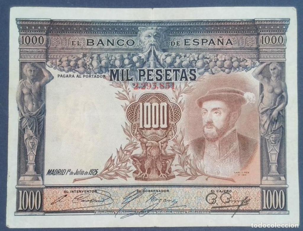 Billetes espa&ntilde;oles: Espa&ntilde;a, 1.000 Pesetas 1925 - 70b - (MBC+ / XF) [2293851]
