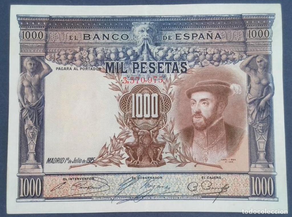 Billetes espa&ntilde;oles: Espa&ntilde;a, 1.000 Pesetas 1925 - 70a - (EBC / AUNC) [3370975]