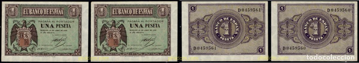 Billetes espa&ntilde;oles: 11431 ESPA&Ntilde;A 1938 1 PESETA ESTADO ESPA&Ntilde;OL 30 DE ABRIL DE 1938 BURGOS