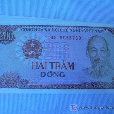 Billetes extranjeros: BILLETE VIETNAM. 200 DONG. 1987. HO CHI MIN. 