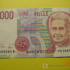 Banconote internazionali: 1191 ITALIA ITALY BILLETE 1000 LIRAS AÑO 1990 - MAS EN MI TIENDA COSAS&CURIOSAS. Lote 5610938